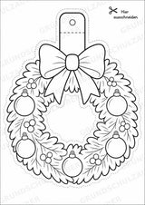 Weihnachten – Fensterdeko – Basteln – Ausmalbild – Ausschneiden – 15 Vorlagen – Materialseite 15