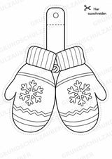 Winter – Fensterdeko – Basteln – Ausmalbild – Ausschneiden – 15 Vorlagen – Materialseite 5