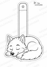 Wolf – Fensterdeko – Basteln – Ausmalbild – Ausschneiden – 15 Vorlagen – Materialseite 10