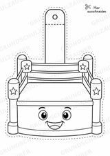 Wrestling – Fensterdeko – Basteln – Ausmalbild – Ausschneiden – 15 Vorlagen – Materialseite 6