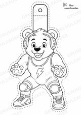Wrestling – Fensterdeko – Basteln – Ausmalbild – Ausschneiden – 15 Vorlagen – Materialseite 15