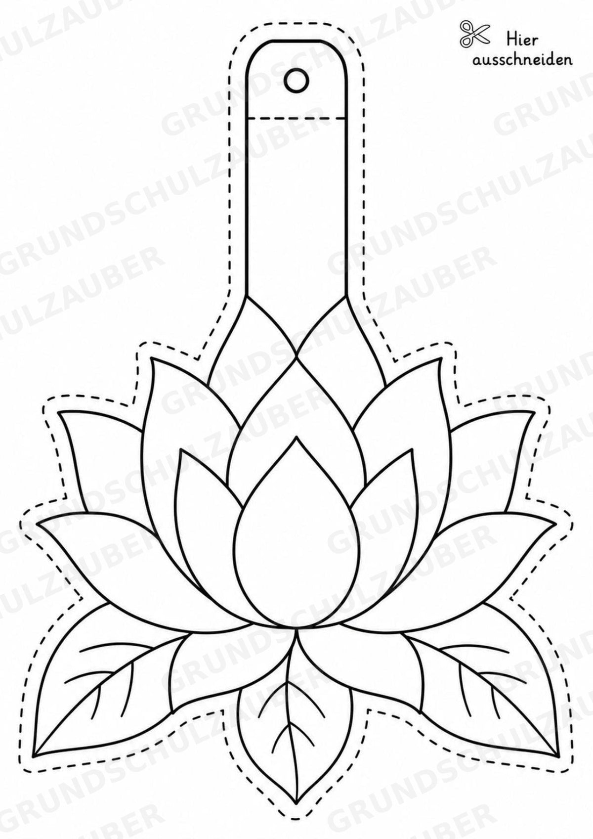 Yoga – Fensterdeko – Basteln – Ausmalbild – Ausschneiden – 15 Vorlagen – Materialseite 2