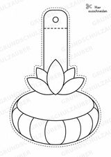 Yoga – Fensterdeko – Basteln – Ausmalbild – Ausschneiden – 15 Vorlagen – Materialseite 5