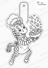 Zebra – Fensterdeko – Basteln – Ausmalbild – Ausschneiden – 15 Vorlagen – Materialseite 7