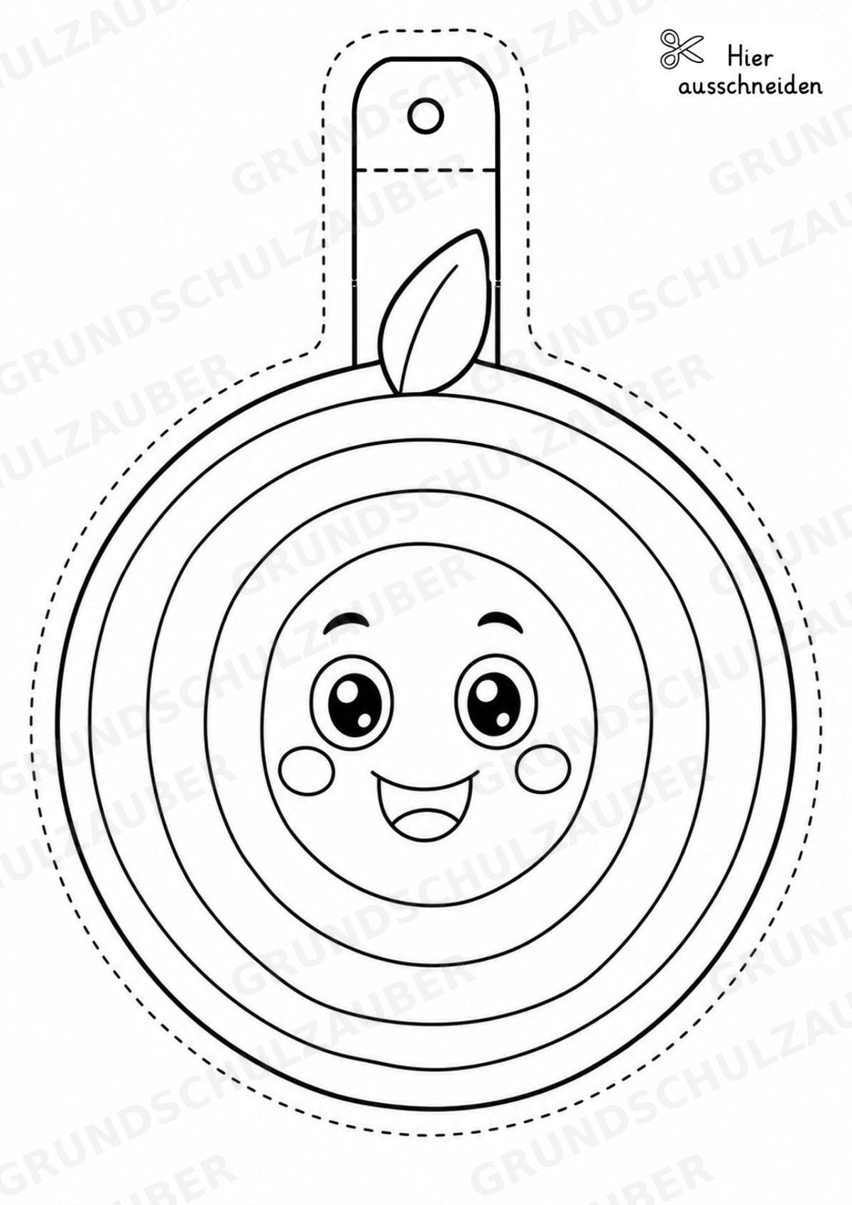 Zwiebel – Fensterdeko – Basteln – Ausmalbild – Ausschneiden – 15 Vorlagen – Materialseite 3