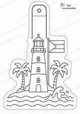 Bahamas – Fensterdeko – Basteln – Ausmalbild – Ausschneiden – 15 Vorlagen – Materialseite 6