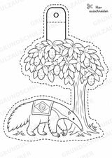 Brasilien – Fensterdeko – Basteln – Ausmalbild – Ausschneiden – 15 Vorlagen – Materialseite 12