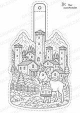 Georgien – Fensterdeko – Basteln – Ausmalbild – Ausschneiden – 15 Vorlagen – Materialseite 8