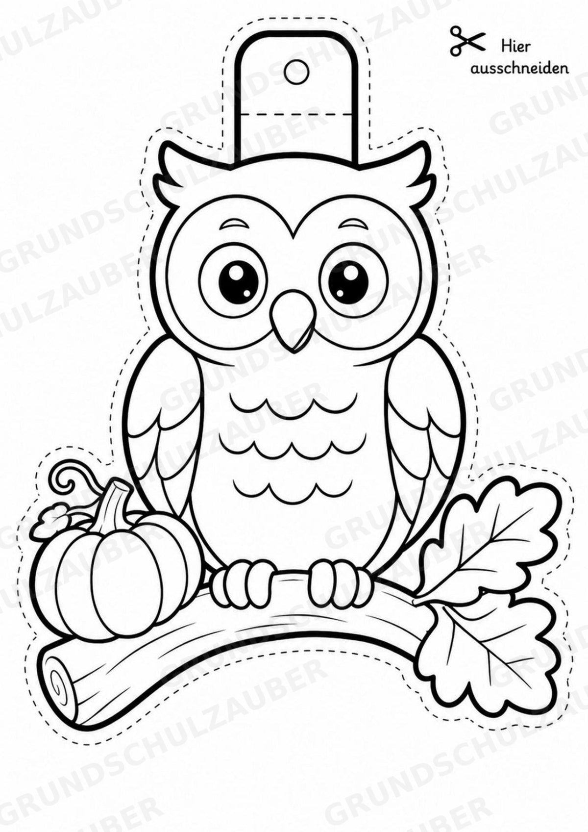 Halloween – Fensterdeko – Basteln – Ausmalbild – Ausschneiden – 15 Vorlagen – Materialseite 9