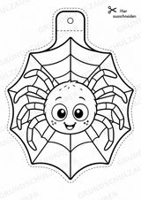 Halloween – Fensterdeko – Basteln – Ausmalbild – Ausschneiden – 15 Vorlagen – Materialseite 10