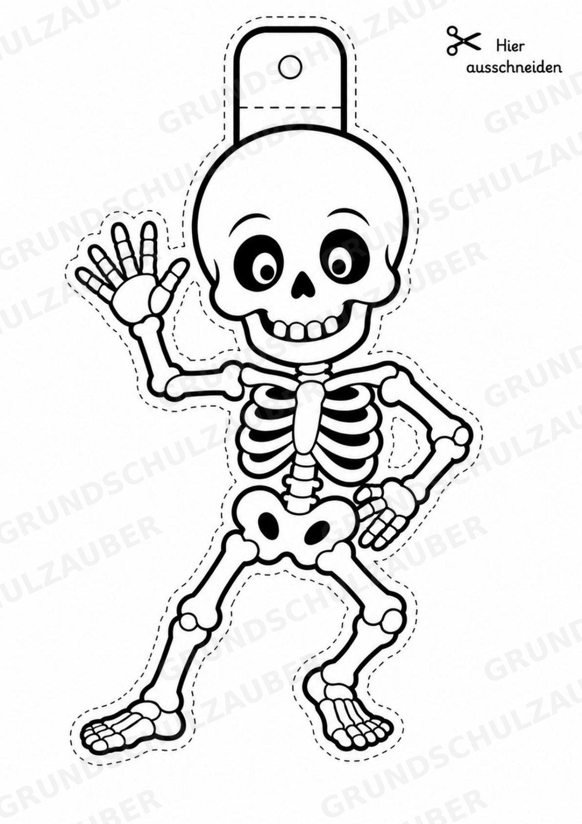 Halloween – Fensterdeko – Basteln – Ausmalbild – Ausschneiden – 15 Vorlagen – Materialseite 12