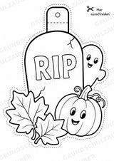Halloween – Fensterdeko – Basteln – Ausmalbild – Ausschneiden – 15 Vorlagen – Materialseite 15