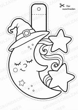 Halloween – Fensterdeko – Basteln – Ausmalbild – Ausschneiden – 15 Vorlagen – Materialseite 16