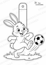 Hase – Fensterdeko – Basteln – Ausmalbild – Ausschneiden – 15 Vorlagen – Materialseite 11