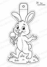 Hase – Fensterdeko – Basteln – Ausmalbild – Ausschneiden – 15 Vorlagen – Materialseite 14