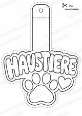 Haustiere – Fensterdeko – Basteln – Ausmalbild – Ausschneiden – 15 Vorlagen – Materialseite 16