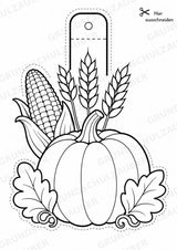 Herbst – Fensterdeko – Basteln – Ausmalbild – Ausschneiden – 15 Vorlagen – Materialseite 12