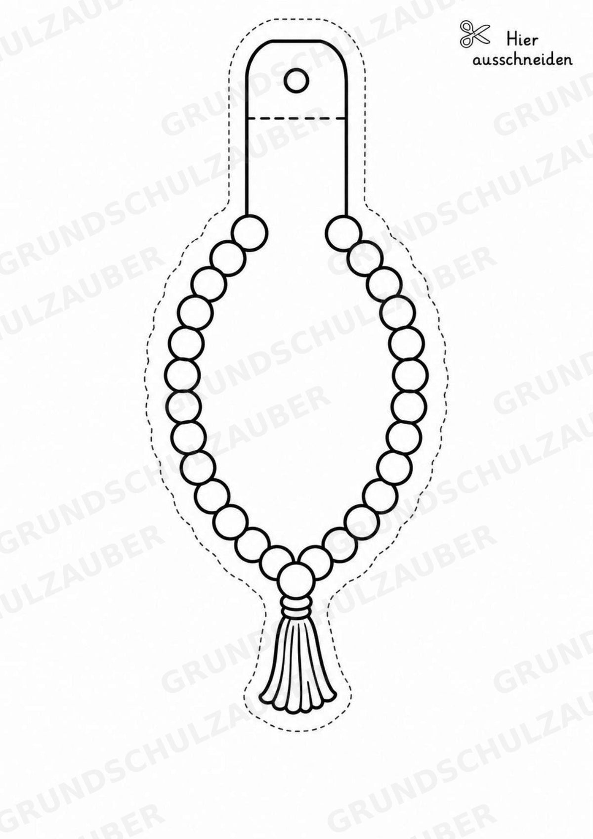 Hinduismus – Fensterdeko – Basteln – Ausmalbild – Ausschneiden – 15 Vorlagen – Materialseite 9
