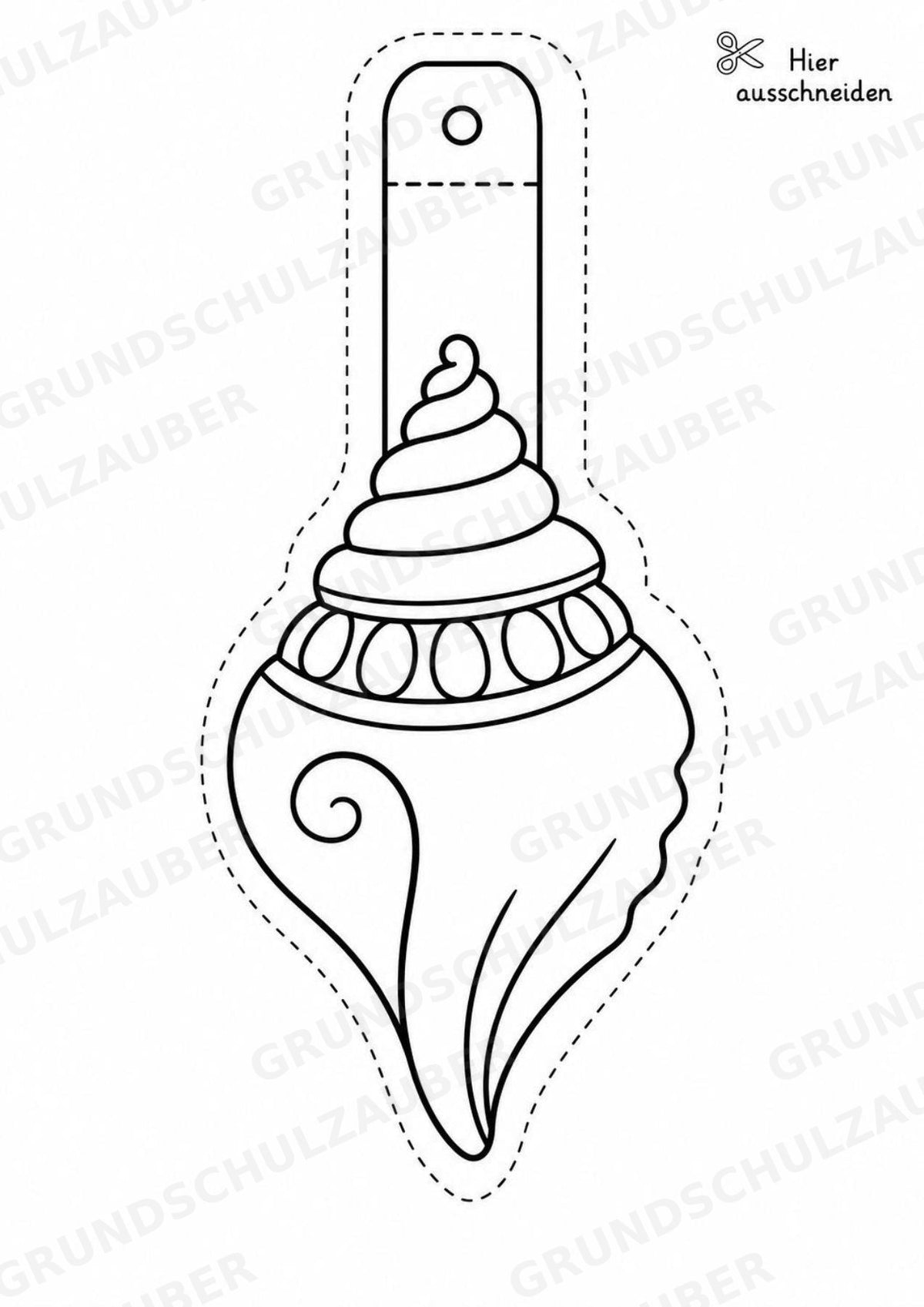 Hinduismus – Fensterdeko – Basteln – Ausmalbild – Ausschneiden – 15 Vorlagen – Materialseite 16