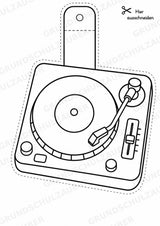 Hip Hop – Fensterdeko – Basteln – Ausmalbild – Ausschneiden – 15 Vorlagen – Materialseite 4