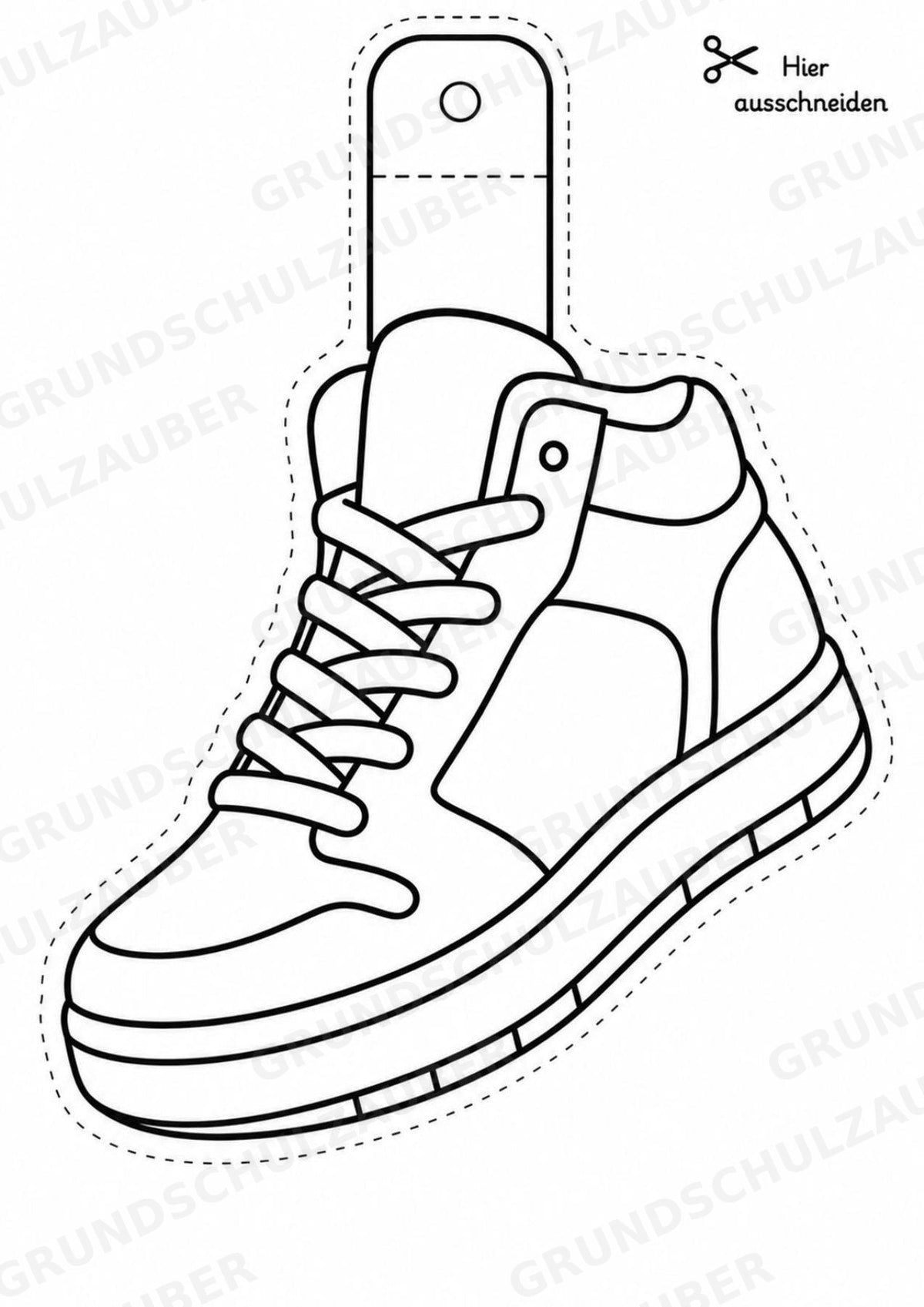 Hip Hop – Fensterdeko – Basteln – Ausmalbild – Ausschneiden – 15 Vorlagen – Materialseite 6