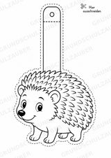 Igel – Fensterdeko – Basteln – Ausmalbild – Ausschneiden – 15 Vorlagen – Materialseite 2
