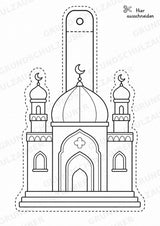 Islam – Fensterdeko – Basteln – Ausmalbild – Ausschneiden – 15 Vorlagen – Materialseite 2