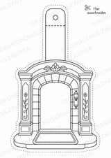 Judentum – Fensterdeko – Basteln – Ausmalbild – Ausschneiden – 15 Vorlagen – Materialseite 9