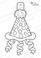 Karneval – Fensterdeko – Basteln – Ausmalbild – Ausschneiden – 15 Vorlagen – Materialseite 16