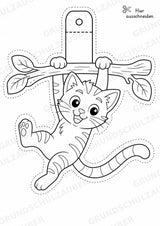 Katze – Fensterdeko – Basteln – Ausmalbild – Ausschneiden – 15 Vorlagen – Materialseite 5