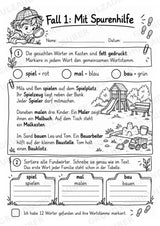 Wortstamm – Detektive – Wortfamilien entdecken – Klasse 2–3 – 3 Fach Differenziert – Materialseite 3