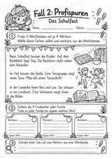 Wortstamm – Detektive – Wortfamilien entdecken – Klasse 2–3 – 3 Fach Differenziert – Materialseite 8