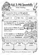 Wortstamm – Detektive – Wortfamilien entdecken – Klasse 2–3 – 3 Fach Differenziert – Materialseite 9