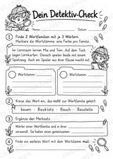 Wortstamm – Detektive – Wortfamilien entdecken – Klasse 2–3 – 3 Fach Differenziert – Materialseite 17