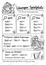 Wortstamm – Detektive – Wortfamilien entdecken – Klasse 2–3 – 3 Fach Differenziert – Materialseite 18