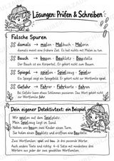 Wortstamm – Detektive – Wortfamilien entdecken – Klasse 2–3 – 3 Fach Differenziert – Materialseite 21