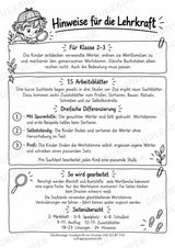 Wortstamm – Detektive – Wortfamilien entdecken – Klasse 2–3 – 3 Fach Differenziert – Materialseite 24