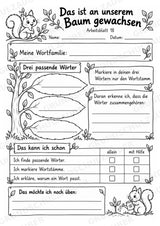 Wortfamilien-Baum: Wortstämme üben | 18 Arbeitsblätter & Klassenplakat | Deutsch Klasse 2–3 | 3-Fach Differenzierung – Materialseite 22