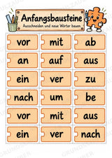 Die Wörterwerkstatt | Wortbausteine, Wortbildung & Wortstamm | Wortfamilien, Vorsilben & Nachsilben | 20 Arbeitsblätter Deutsch Klasse 2–3 – Materialseite 26