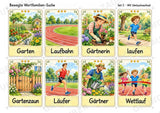 Bewegte Wortfamilien-Suche | Wortstamm üben | 32 Wortkarten | Bewegungsspiel Deutsch Grundschule Klasse 2–3 | 3-fach differenziert – Materialseite 6