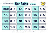 Einmaleins-Domino | 9 Rechenspiele zu den Reihen 2–10 | Mathe Klasse 2–3 | Mit Lösungen – Materialseite 6