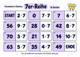 Einmaleins-Domino | 9 Rechenspiele zu den Reihen 2–10 | Mathe Klasse 2–3 | Mit Lösungen – Materialseite 8