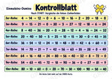 Einmaleins-Domino | 9 Rechenspiele zu den Reihen 2–10 | Mathe Klasse 2–3 | Mit Lösungen – Materialseite 12