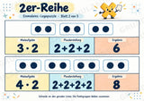Einmaleins-Legepuzzle | 90 Lernpuzzles zum kleinen 1x1 | Reihen 2–10 | Mathematik Klasse 2–3 – Materialseite 4