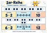 Einmaleins-Legepuzzle | 90 Lernpuzzles zum kleinen 1x1 | Reihen 2–10 | Mathematik Klasse 2–3 – Materialseite 5