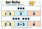 Einmaleins-Legepuzzle | 90 Lernpuzzles zum kleinen 1x1 | Reihen 2–10 | Mathematik Klasse 2–3 – Materialseite 8