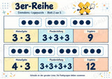 Einmaleins-Legepuzzle | 90 Lernpuzzles zum kleinen 1x1 | Reihen 2–10 | Mathematik Klasse 2–3 – Materialseite 9