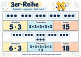 Einmaleins-Legepuzzle | 90 Lernpuzzles zum kleinen 1x1 | Reihen 2–10 | Mathematik Klasse 2–3 – Materialseite 10