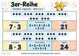Einmaleins-Legepuzzle | 90 Lernpuzzles zum kleinen 1x1 | Reihen 2–10 | Mathematik Klasse 2–3 – Materialseite 11