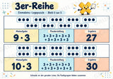 Einmaleins-Legepuzzle | 90 Lernpuzzles zum kleinen 1x1 | Reihen 2–10 | Mathematik Klasse 2–3 – Materialseite 12